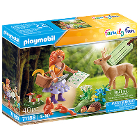 PLAYMOBIL Family Fun   Kruidendokter constructiespeelgoed 71188