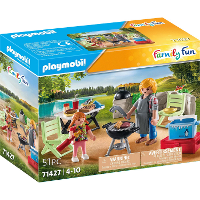 PLAYMOBIL Family Fun   Samen barbecueën constructiespeelgoed 71427
