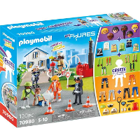 PLAYMOBIL Figures   My Figures: Reddingsmissie Constructiespeelgoed
