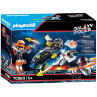 PLAYMOBIL Galaxy Police   Galaxy politiemotorfiets constructiespeelgoed 70020