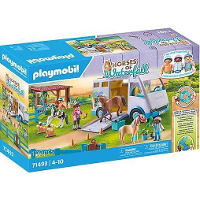 PLAYMOBIL Horses of Waterfall   Mobiele manege Constructiespeelgoed