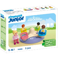 PLAYMOBIL Junior   Cijfercarrousel Constructiespeelgoed