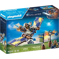 PLAYMOBIL Novelmore   Dario's zweefvliegtuig Constructiespeelgoed