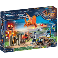 PLAYMOBIL Novelmore   Novelmore vs Burnham Raiders   toernooi terrein constructiespeelgoed 71210