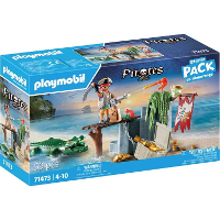 PLAYMOBIL Pirates   Piraat met alligator Constructiespeelgoed