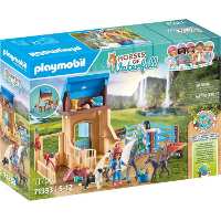 PLAYMOBIL Playm. Amelia & Whisper mit Pferdebox