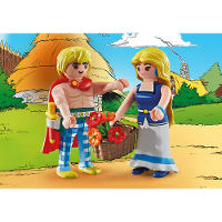 PLAYMOBIL Playm. Asterix: Tragicomix und Falbala