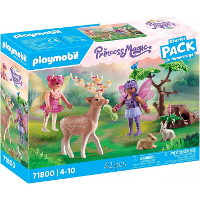 PLAYMOBIL Playm. Feen mit süßen Waldtieren 71800 constructiespeelgoed