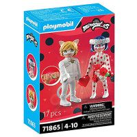 PLAYMOBIL Playm. Miraculous: Ladybugs & Cat Noirs constructiespeelgoed
