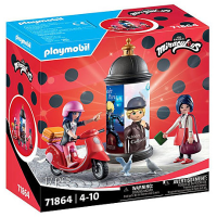 PLAYMOBIL Playm. Miraculous: Rollerfahrt durch Par constructiespeelgoed
