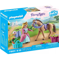 PLAYMOBIL Playm. Prinzessin mit Pferd 71801 constructiespeelgoed
