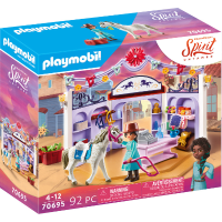 PLAYMOBIL Spirit Riding Free   Miradero ruitersportwinkel constructiespeelgoed 70695
