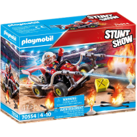 PLAYMOBIL Stuntshow   Brandweerkart 70554