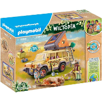 PLAYMOBIL Wiltopia   Met de terreinwagen bij de leeuwen constructiespeelgoed