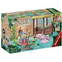 PLAYMOBIL Wiltopia   Peddeltocht met de rivierdolfijnen constructiespeelgoed 71143