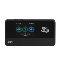 PLERY M353 5G WiFi6 Draagbare Router met 2,4 Inch LCD scherm 1200Mbps 8 Core Gigabit Mobiele WiFi Routers Ondersteuning