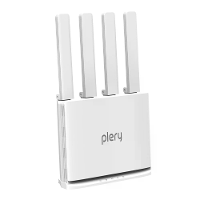 PLERY R605 4G LTE WiFi router met Nano SIM kaartsleuf 300Mbps 4 externe antennes versterker 2.4G WiFi6 repeater langeafs
