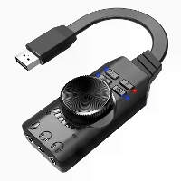 PLEXTONE GS3 USB 7.1CH Computer Game Geluidskaart met Volume Knop Externe Gaming Audiokaart 3.5Mm USB adapter Plug and P