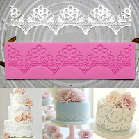Plum Flower Fondant Mold Cake Lace Decoration Silicone Sugercraft