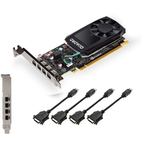 PNY Quadro P1000 DVI 4x Mini DisplayPort