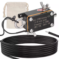 Pocket EFHW Antenne K24 3 30MHz Frequentiebereik Kortegolfantenne Breedband End fed Halfwave Antenne met Katoenen Opberg