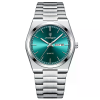 POEDAGAR Luxe Heren Quartz Horloge Waterdicht Luminous Sporthorloges Datum Week Rvs Heren Polshorloge