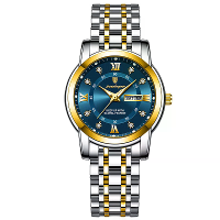 POEDAGAR Vrouwen Luxe Quartz Horloge Datum Schijf Analoog Mode Zakelijk Casual Polshorloge Luminous Waterdicht Stalen Ba