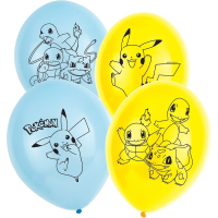 12X Pokemon themafeest ballonnen 28 cm