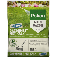 Gazonmest met Kalk 3 in 1 voor 75m2