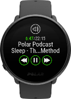 Polar Ignite 2 Sporthorloge met geïntegreerde sensor 30 mm S/L Zwart