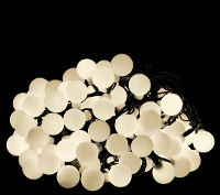 Polarlite Motief lichtketting Bollen Binnen/buiten werkt op het lichtnet 100 stuks LED Warm wit, Koud wit Verlichte lengte: 10 m