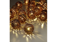 Polarlite Motief lichtketting Bollen Binnen werkt op het lichtnet 30 stuks LED Warm wit