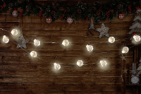 Polarlite Motief lichtketting Bollen Binnen werkt op het lichtnet 80 stuks LED