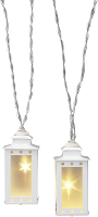 Polarlite WS 131017909 16LAP Motief lichtketting Lantaarn Binnen Energielabel: LED werkt op het lichtnet 16 LED Warm wit Verlichte lengte: 3.5 M