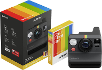 Polaroid Everything Box Now Gen3 Black Polaroidcamera Zwart Met ingebouwde flitser
