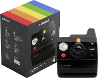 Polaroid Now+ Gen3 Camera Black Polaroidcamera Zwart Bluetooth, Met ingebouwde flitser