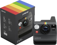 Polaroid Now Gen3 Camera Black Polaroidcamera Zwart Geïntegreerde accu