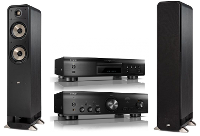 Polk: S55e + Denon PMA 800NE + Denon DCD 800NE   Zwart