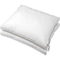 Polydaun hoofdkussenset Nova   wit   55x65x5 cm   Leen Bakker
