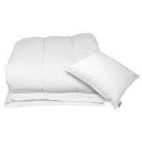 Polydaun enkel kinderdekbed Micky incl. Hoofdkussen   middelwarm   120x150 cm   Leen Bakker