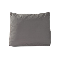 Polydaun sloop voor bedzitkussen   antraciet   65x30 cm   Leen Bakker