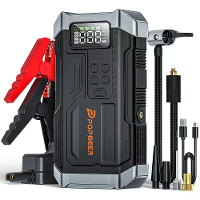 POPDEER PD JA3 5000A 4 in 1 Noodstartapparaat met Luchtcompressor (150PSI Banden opblaasapparaat) 12V Snelle Oplading 3.