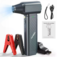 POPDEER PD JT40 5000A Jump Starter 65W Snelle oplaadfunctie met Turbo Ventilator 16000mAh Batterij 4 Modus LED licht voo