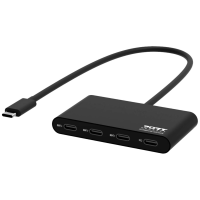 PORT Designs 900147 900147 USB hub 5 poorten USB C USB 3.2 Gen1 5 GBit/s Met USB C stekker Zwart