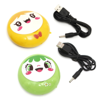 Portable Rechargable Smile Face Usb Charger Pocket Electric Hand Warmer Heater