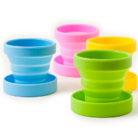 Portable Travel Silicone Cups Outdoor Sports Telescopic Gargle Mug