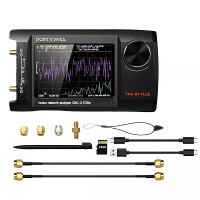 PORTXVNSA NanoVNA H4 PLUS Vector Netwerk Analyzer Upgrade 2,7GHz 4 Inch IPS LCD Touch Screen Draagbare Handheld Professi
