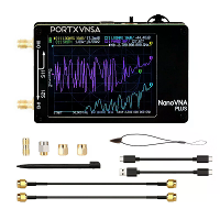 PORTXVNSA NanoVNA Plus 50KHz 2.7GHz Vector Netwerk Analyzer 80dB Dynamisch Bereik Touchscreen Antenne Testen VNA SWR MF