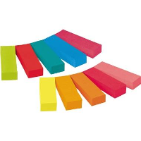 Post it Plakindex 670 10AB Geel, Ultra geel, Pastelroze, Neon oranje, Ultraroze, Neon groen, Ultrablauw, Turquoise, Papaverrood, Rood violet