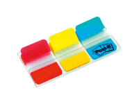 Post it Plakindex 686 RYB Rood, Geel, Blauw